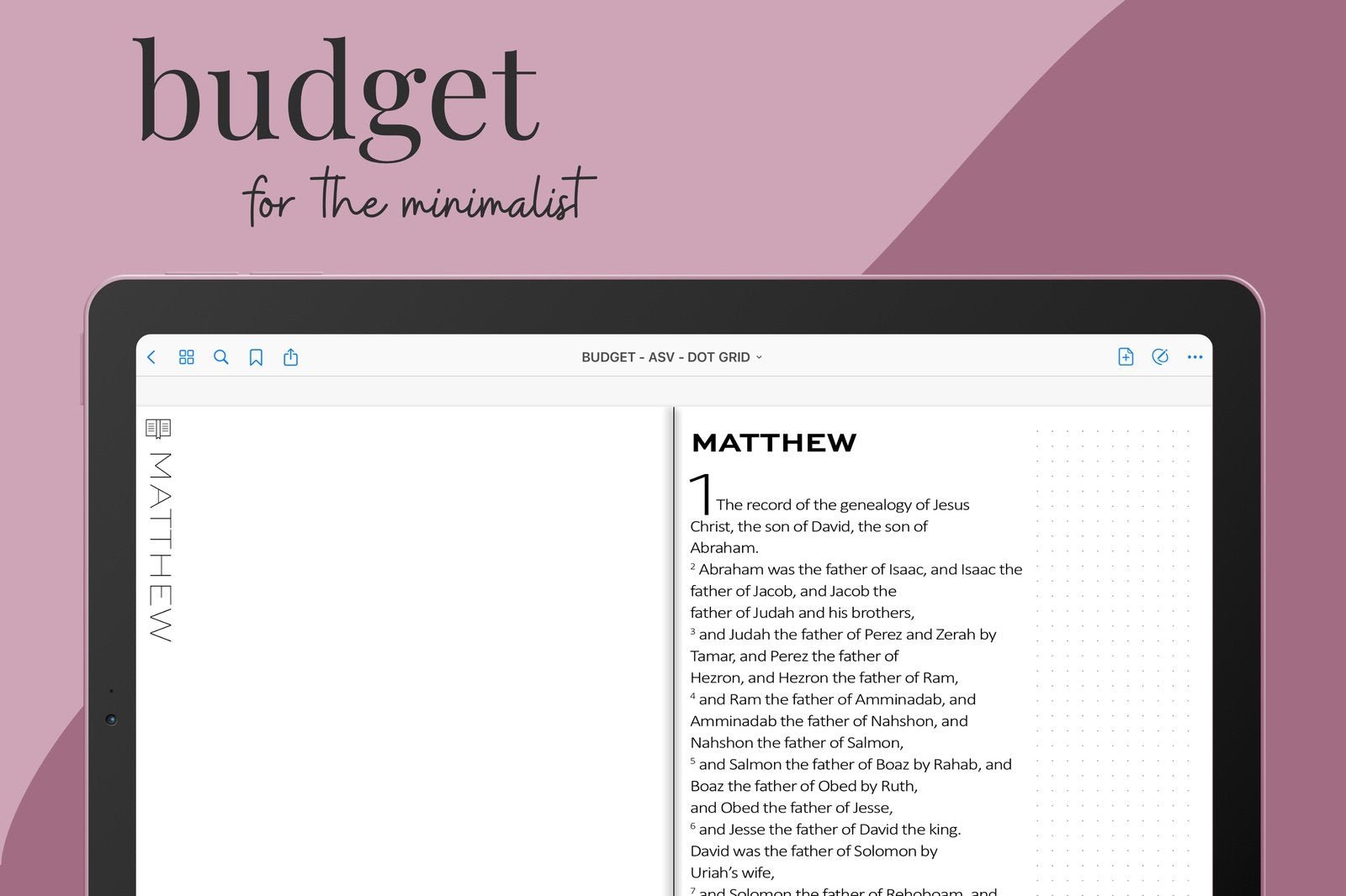 Budget | Bible Paintshop