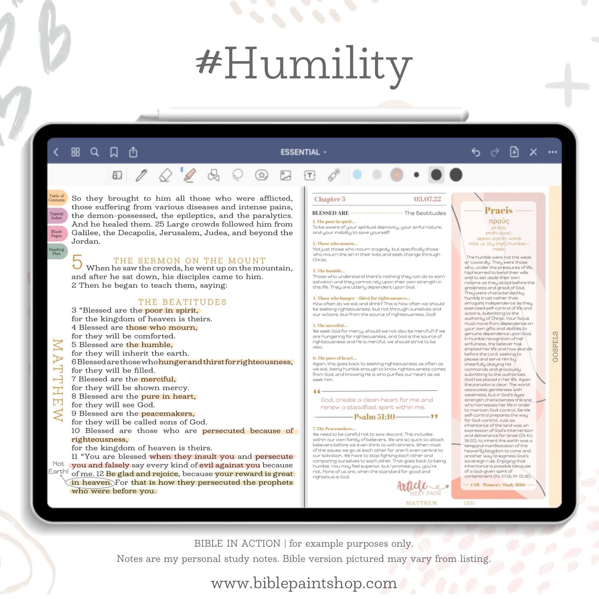 Digital Journaling Bible | Essential Series | KJV - Bible Paintshop