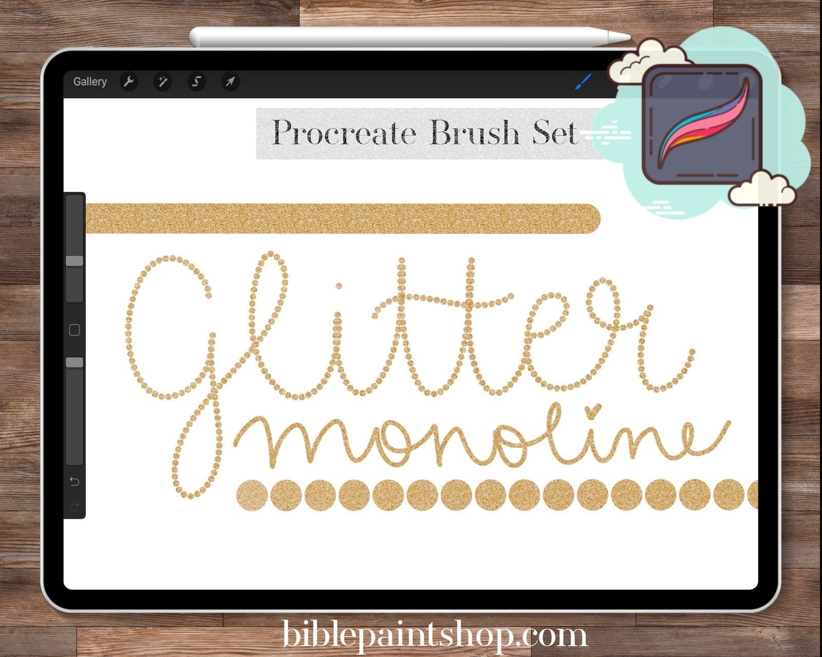 Procreate Brush Bundle | All Glitter Brushes - Bible Paintshop