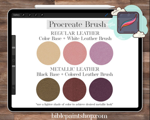 Procreate Brush | Soft Touch Leather - Bible Paintshop